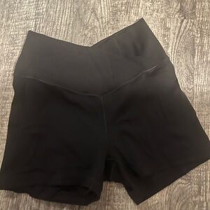 Elegant Black High-Waist Women's Shorts